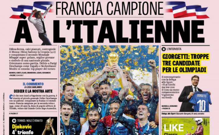 La vittoria della Francia “all’italiana”: come banalizzare il gioco del calcio