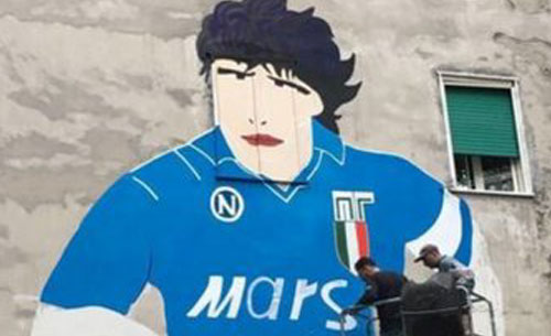 Street artist italiano Jorit arrestato a Betlemme. Aveva dipinto Maradona e San Gennaro