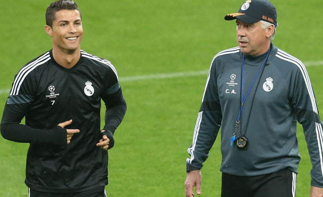 “Che mi dici di Allegri?” Ronaldo ha telefonato a Ancelotti. Poi una battuta su Juve-Napoli