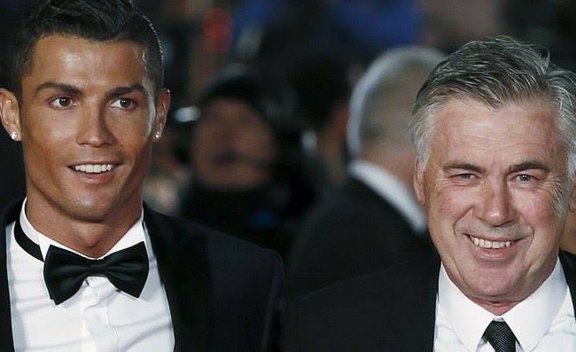 Cristiano Ronaldo: “Ancelotti è nel mio cuore, mi ha dato tanto. Sarà bello incontrarci!”