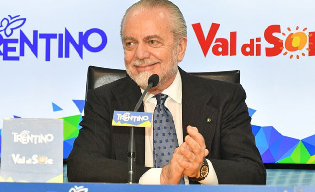 De Laurentiis: “Cavani? Chiacchiere da bar. L’uscita dalle Coppe ci ha fatto perdere 15 milioni”