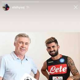 FOTO – Hysaj entusiasta di Ancelotti, l’albanese pubblica lo scatto col nuovo allenatore