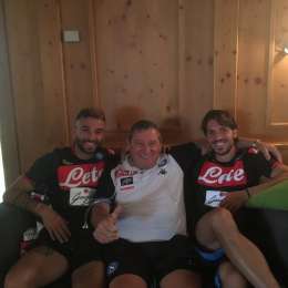 FOTO – Starace entusiasta in compagnia di Verdi ed Insigne jr: “Vivere con questi campioni è il massimo”