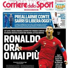 PRIMA PAGINA – Cds: “Ronaldo, ora o mai più. Sarri si libera oggi?”