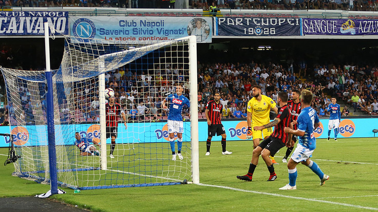 Serie A, Napoli-Milan 3-2: Zielinski e Mertens ribaltano i rossoneri