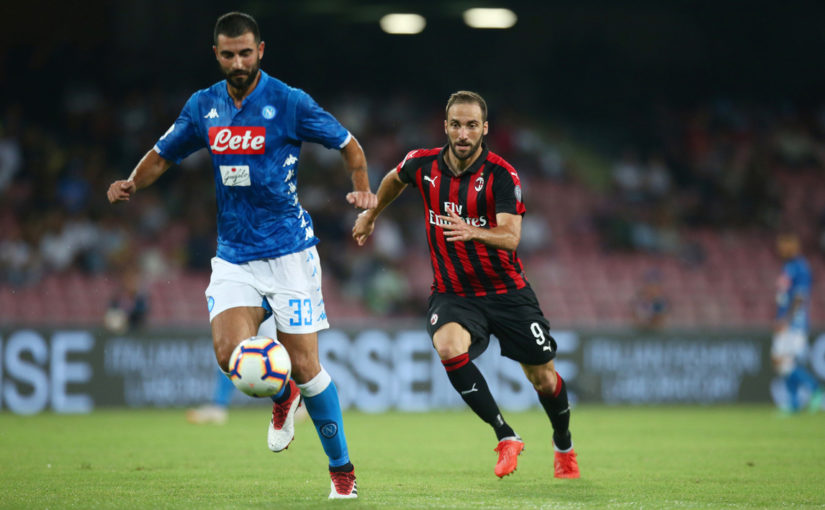 Serie A Napoli-Milan 3-2, il tabellino