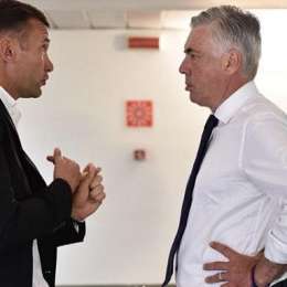 FOTO – Ancelotti incontra Shevchenko a Roma: “Sempre bello ritrovare vecchi amici…”