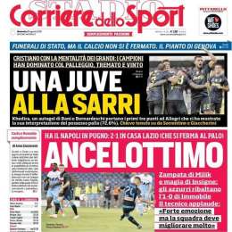 PRIMA PAGINA – CdS: “AncelOttimo! Ha già il Napoli in pugno. La Juve…alla Sarri”