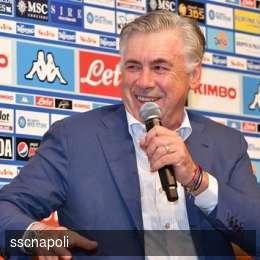 SSC Napoli annuncia: “Dopo il match col Wolfsburg interviste ‘one to one’ per Ancelotti”