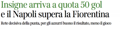 Anche iI Corriere della Sera: «Il Napoli è un cantiere, più grigio che azzurro»