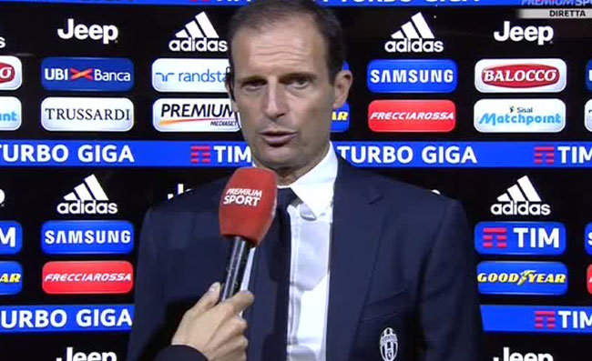 Allegri: “Vittoria sofferta, ma meritata. Ronaldo migliorerà. Il mio pensiero sul Napoli”