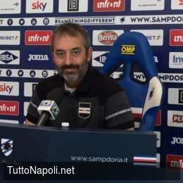 Giampaolo in conferenza: “Grande prova collettiva, altrimenti il Napoli non lo batti. Potevamo prendere gol dopo 20 secondi”