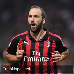 Higuain furioso a fine partita: rifiuta l’intervista di Sky e fugge negli spogliatoi