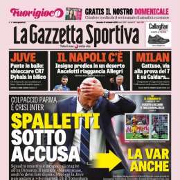 PRIMA PAGINA – Gazzetta: “Insigne predica in un deserto, Ancelotti riaggancia Allegri”