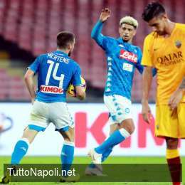 Napoli-Roma 1-1, le pagelle: dominio totale ma porta stregata, Mertens evita la super-beffa. Fabian si conferma stellare