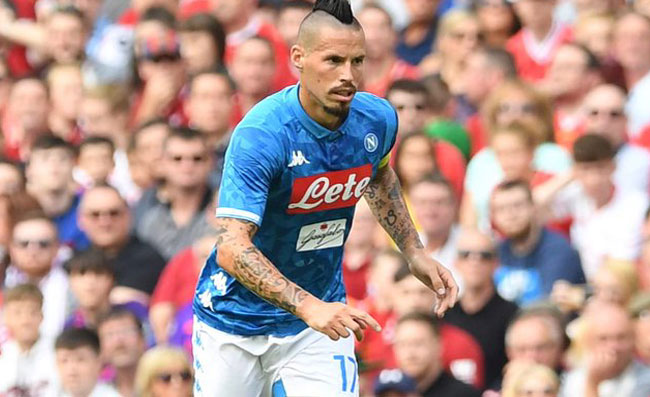 RADIO MARTE – Hamsik non gioca, ballottaggio a tre in mediana. Il dubbio in difesa non è Koulibaly