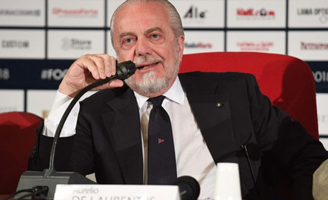 De Laurentiis: “Insigne soffre per il Napoli. Hamsik? Ci sono tanti capitani. San Paolo? Via la pista, siamo sul pezzo”