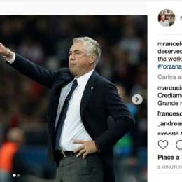 FOTO – Ancelotti sui social: “Meritavamo di più, ma siamo orgogliosi del lavoro fatto”