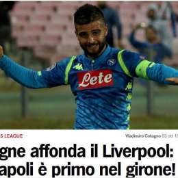 FOTO – CdS online: “Insigne affonda il Liverpool dopo una partita da applausi!”