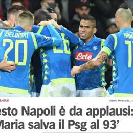 FOTO – Corriere esalta gli azzurri: “Napoli da applausi!”