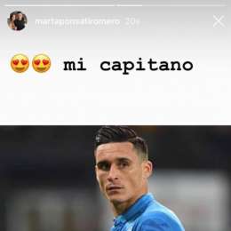 FOTO – “Mi capitano”, messaggio di lady Callejon per la prima volta con la fascia azzurra