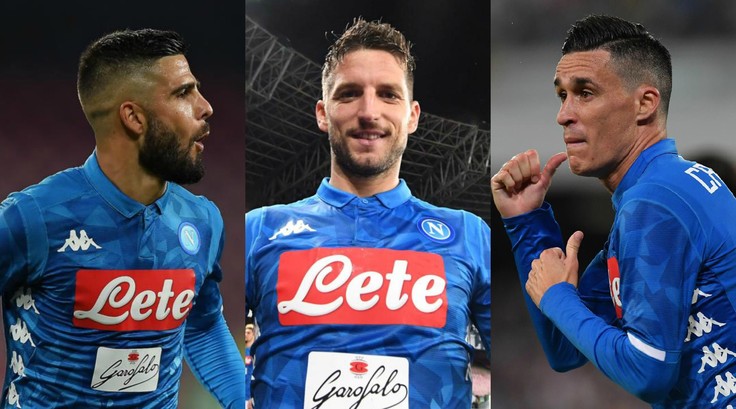 Napoli, effetto Ancelotti: 535′ in meno per Insigne-Mertens-Callejon 