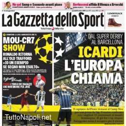 PRIMA PAGINA – Gazzetta: “Ancelotti sfida Neymar con Insigne”