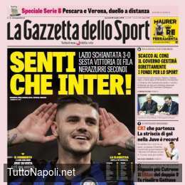 PRIMA PAGINA – Gazzetta: “Senti che Inter! CR7, che partenza: è record”