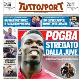 PRIMA PAGINA – Tuttosport: “È un grande Napoli nonostante Di Maria”