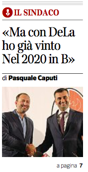 Decaro: «Contento di aver scelto De Laurentiis, i baresi mi ringraziano»