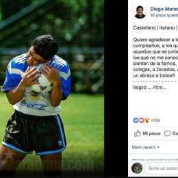 FOTO – Maradona commosso sui social: “Ringrazio tutti per gli auguri”