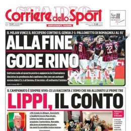 PRIMA PAGINA – CdS apre con Lippi: “Mi rivedo in Allegri ed Ancelotti, ma in Max di più”