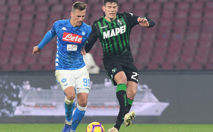 Coppa Italia Napoli-Sassuolo 2-0, il tabellino