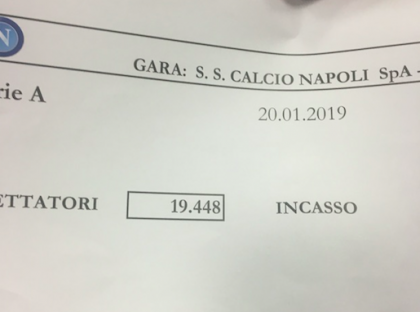 In qualsiasi altra città il Napoli farebbe più spettatori