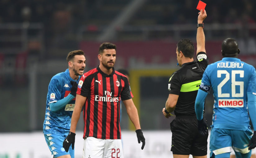 Moviola Serie A, Milan-Napoli: Doveri, rosso senza motivo. E su Insigne…