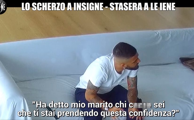 Scherzo Insigne a Le Iene: il video