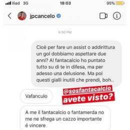 FOTO – Juve, Cancelo risponde alle critiche di un tifoso: “Del fantacalcio non mi frega un c…”