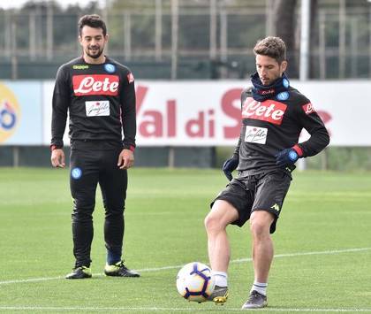 Allenamento Napoli, rientrati Mertens, Milik (in anticipo), Luperto e Meret