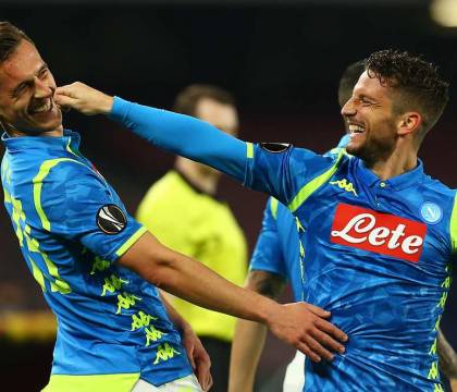 Con Milik e Mertens in campo, il Napoli segna più gol: una rete ogni 34 minuti