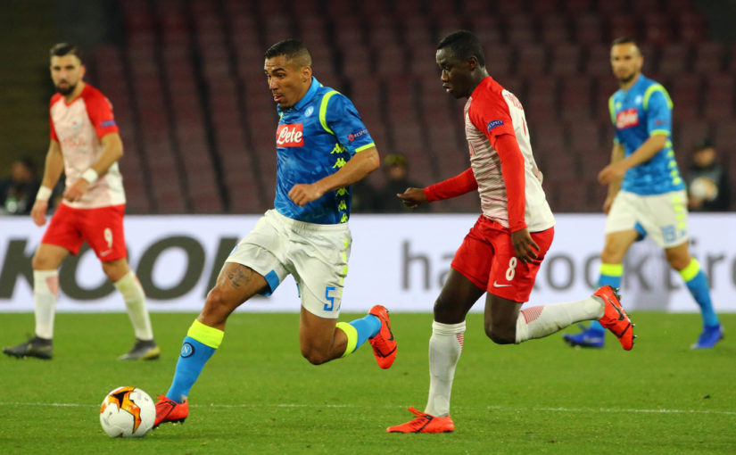 Europa League Napoli-Salisburgo 3-0, il tabellino