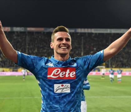 Il Napoli stavolta è cinico: Milik e Fabian, 2-0 al Salisburgo (primo tempo)