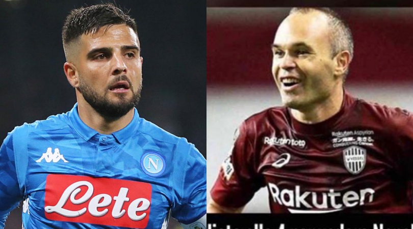 Insigne e gli elogi di Iniesta diventati virali