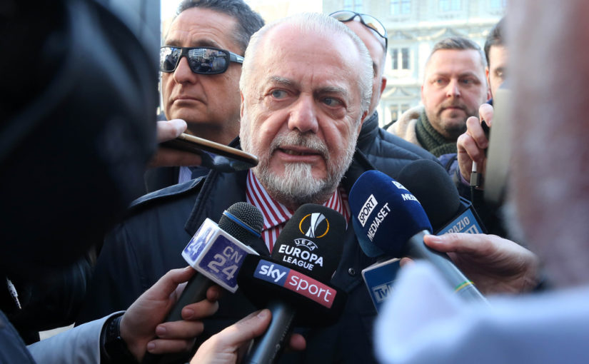 Napoli, parla De Laurentiis: «Insigne? Lasciatelo esprimere»