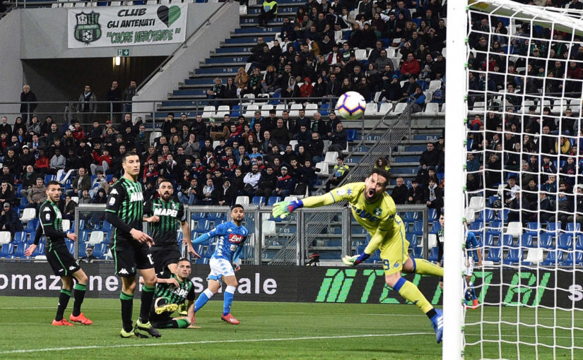 Sassuolo-Napoli 1-1: Insigne acciuffa Berardi