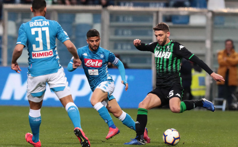 Serie A Sassuolo-Napoli 1-1, il tabellino