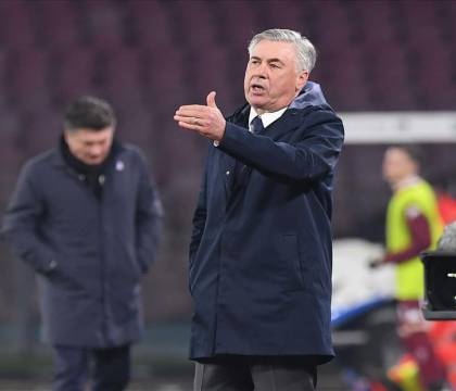 Ancelotti: «Chi dice che il Napoli è fuori forma, è fuori dal mondo»