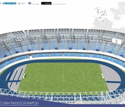 Ecco il nuovo San paolo, un mix di azzurro, blu, grigio, bianco e giallo