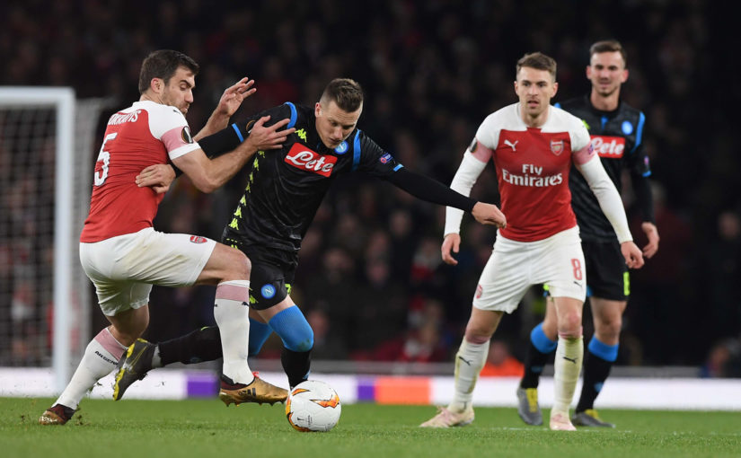 Europa League Arsenal-Napoli 2-0, il tabellino