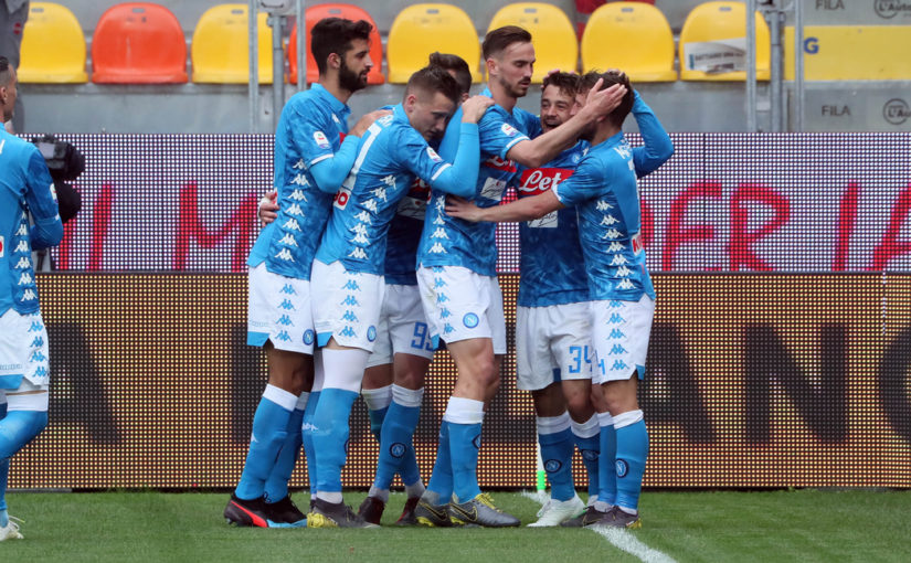 Frosinone-Napoli 0-2: Mertens come Maradona, magia Younes