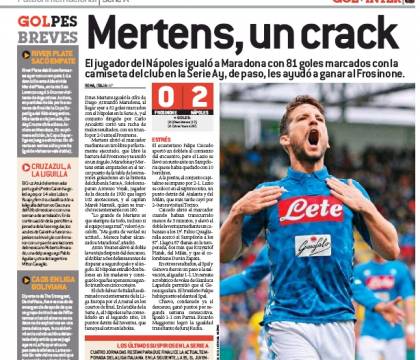 Il record di Mertens sulla stampa estera. Koulibaly gioiello del Napoli